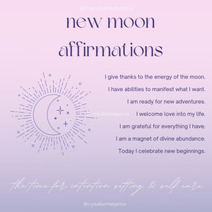 New Moon Manifesting - Manifest Abundance