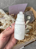 Amethyst Candle Holder Selenite Smudge Box | Crystal Karma by Trina