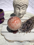 Banded Calcite Sphere | Crystal Karma by Trina