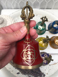 Chakra Bells - Set of 7 Brass Bells | Crystal Karma by Trina