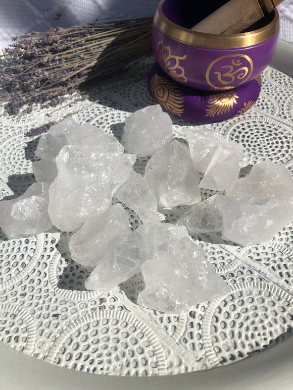 Clear Quartz Rough Crystal Medium | Crystal Karma by Trina