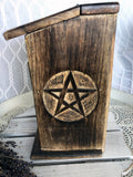 Pentacle 3 Drawer Wooden Chest  | Crystal Karma by Trina