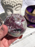 Pink Tourmaline Sphere #1 | Crystal Karma by Trina