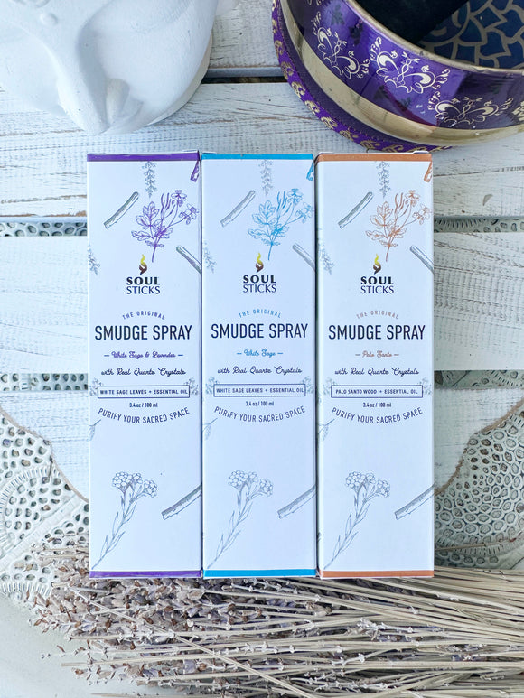 Smudge Sprays by Soul Sticks - 100ml | Crystal Karma by Trina