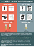 2020 power cord and bulb instructions | Crystal Karma by Trina