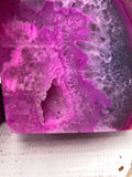 Agate Bookends - Pink Set of 2 | Crystal Karma by Trina