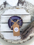 Agate Coaster Set of 4 - Purple Small #1 | Crystal Karma by Trina