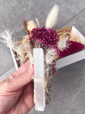 Pink Agate Floral Smudge Box | Crystal Karma by Trina