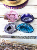 Agate Oco Geodes Small - Dyed - Crystal Karma By Trina