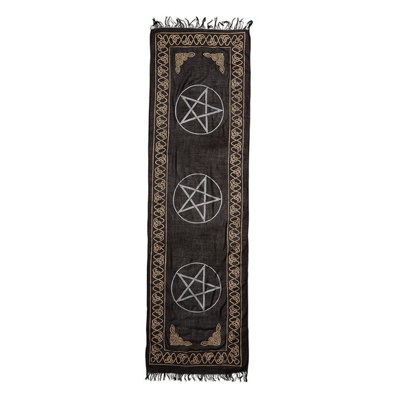 Altar Cloth - Pentacle Rayon | Crystal Karma by Trina