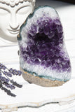 Amethyst Cluster Polished Edge | Crystal Karma by Trina