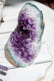 Amethyst Cluster Polished Edge | Crystal Karma by Trina