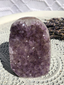 Amethyst Cluster Polished Edge #77 | Crystal Karma by Trina