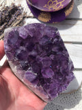 Amethyst Cluster Polished Edge #69 | Crystal Karma by Trina