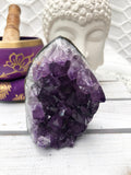 Amethyst Cluster Polished Edge #69 | Crystal Karma by Trina