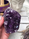 Amethyst Cluster Polished Edge #69 | Crystal Karma by Trina