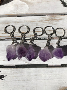 Amethyst Point Keyring | Crystal Karma by Trina