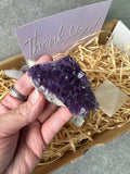 Amethyst Selenite Floral Smudge #3 | Crystal Karma by Trina 