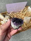 Amethyst Selenite Floral Smudge #4 | Crystal Karma by Trina