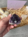 Amethyst Selenite Floral Smudge #4 | Crystal Karma by Trina