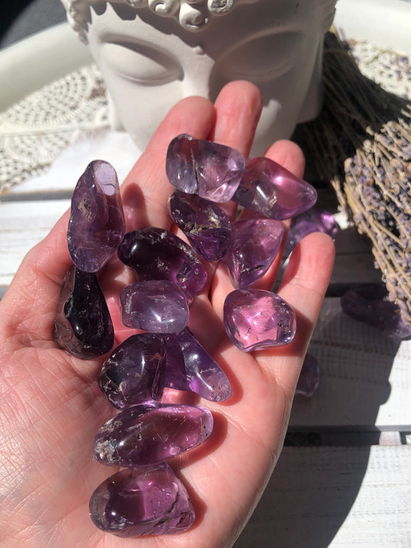 Amethyst Tumbles Medium | Crystal Karma by Trina