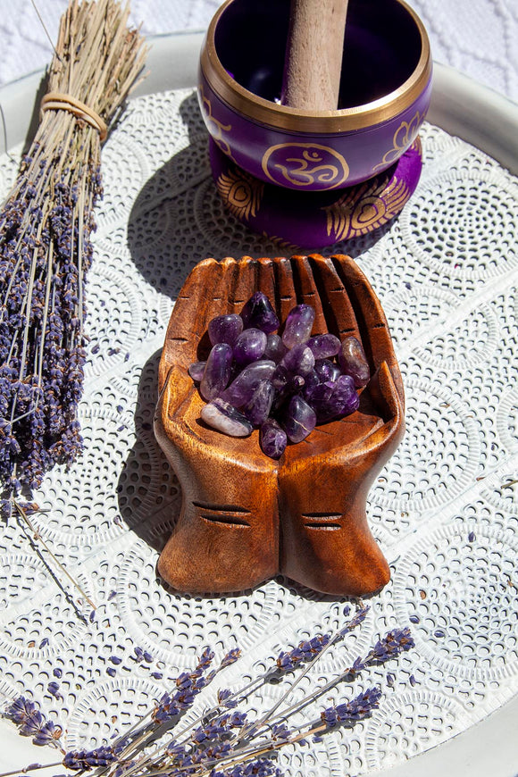 Amethyst Tumble Stones | Crystal Karma by Trina