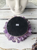 Amethyst Tumble Stone Tealight Candle Holder  | Crystal Karma by Trina