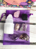Anxiety Buster Crystal & Affirmation Bundle for Kids | Crystal Karma by Trina