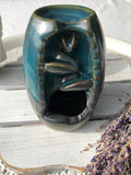 Backflow Incense Cone Burner - Ceramic Waterfall -Small | Crystal Karma by Trina