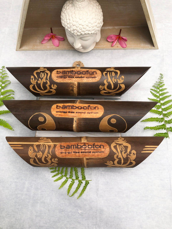 Eco-Friendly Bamboo Speaker with Carry Bag - Crystal Karma By Trina