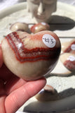Banded Calcite Hearts | Crystal Karma by Trina