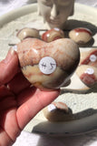 Banded Calcite Hearts | Crystal Karma by Trina