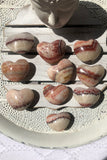 Banded Calcite Hearts | Crystal Karma by Trina