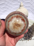 Banded Calcite Sphere #2 | Crystal Karma by Trina