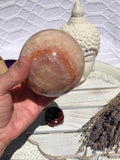 Banded Calcite Sphere #3 | Crystal Karma by Trina