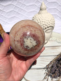 Banded Calcite Sphere #3 | Crystal Karma by Trina