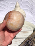 Banded Calcite Sphere #3 | Crystal Karma by Trina