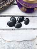 Black Agate Worry Stones | Crystal Karma by Trina