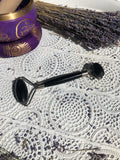 Crystal Facial Rollers - Black Obsidian with Silver Plated Trim