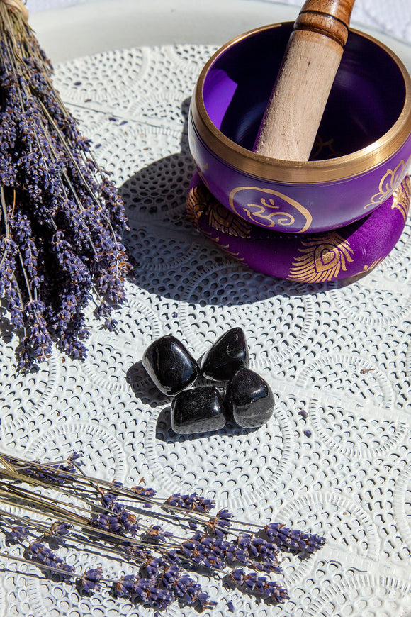 Black Tourmaline Tumbles