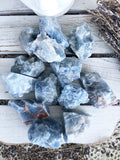 Blue Calcite Rough Medium | Crystal Karma by Trina