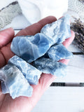Blue Calcite Rough X-Small | Crystal Karma by Trina