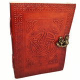 Book Of Shadows Leather Journal - Pentacle