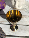 Brass Chalice Om | Crystal Karma By Trina