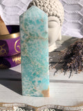 Caribbean Calcite Tower #1 | Crystal Karma by Trina
