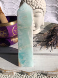 Caribbean Calcite Tower #1 | Crystal Karma by Trina