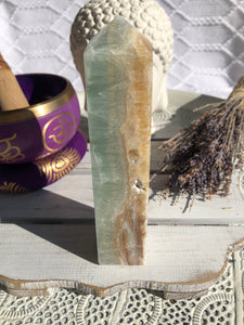 Caribbean Calcite Tower #2 | Crystal Karma by Trina