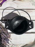 Cast Iron Cauldron Shallow Dish Pentagram Small | Crystal Karma By Trina