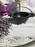 Cast Iron Cauldron Shallow Dish Pentagram Small | Crystal Karma By Trina