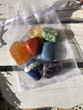 Tumble Stone Set - 7 Chakra  - Crystals for Chakra Alignment | Crystal Karma by Trina